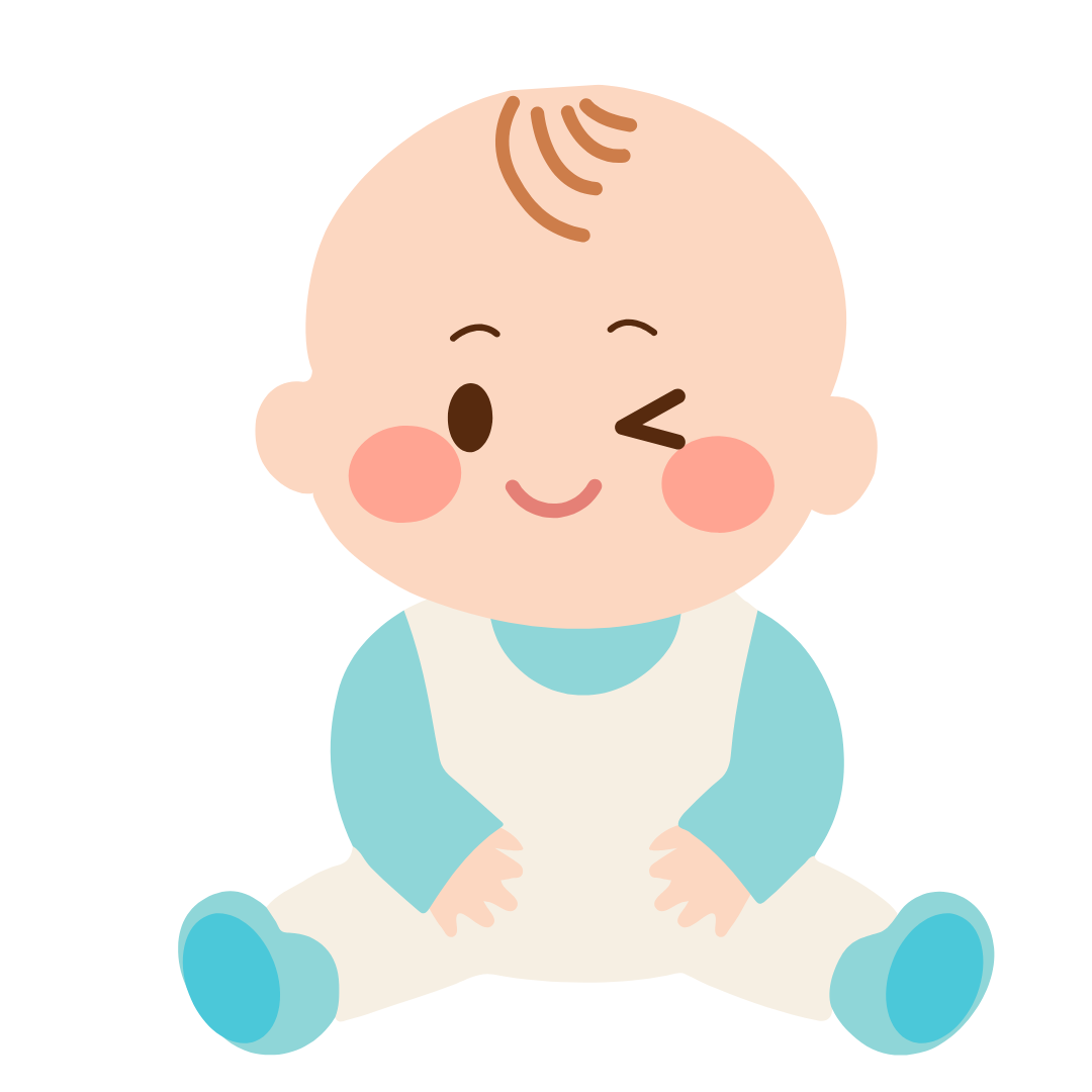 Ilustração de bebê fofo